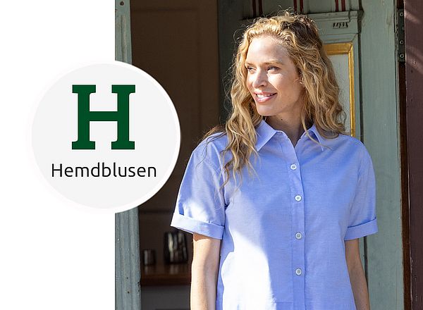 Klassische Hemdbluse für den Sommer Kurze Hemdbluse