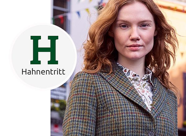 Hahnentrittmuster Mode mit Houndstooth