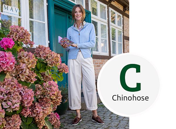 Chinohose Chino-Klassiker von Charles Robertson