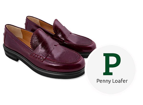 Rote Collegeschuhe