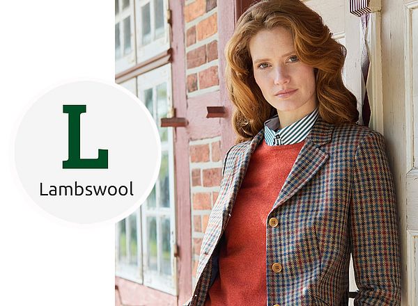 Klassische Kombi: Blazer mit Lambswoolpullover