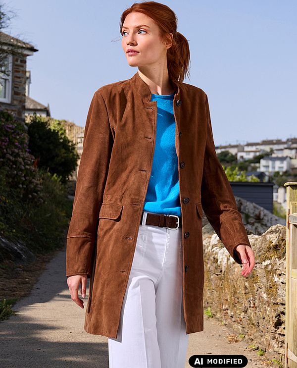 Trend für 2026 Ledermantel Trends für den London Look 2026