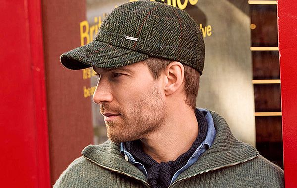 Baseball Kappe aus irischem Tweed