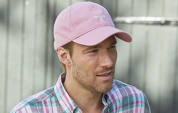 Barbour Basecap in Pastellrosa