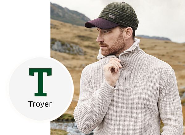 Zip-Pullover mit Troyerkragen