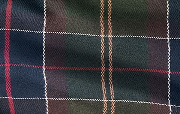 Tartanmuster in klassischen Farben