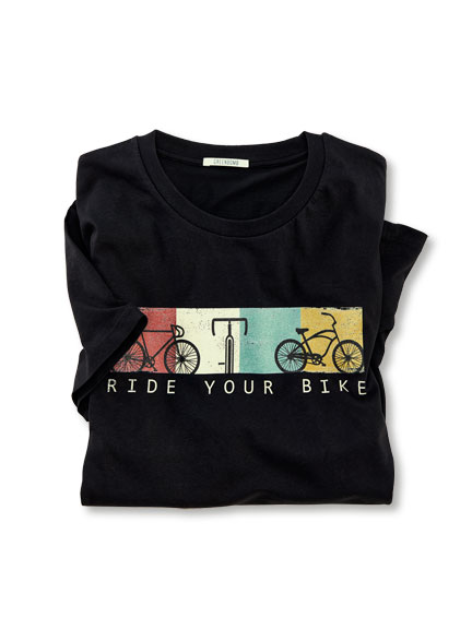 Print-Shirt 'Ride your Bike'