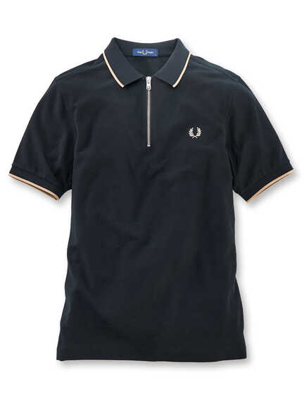 Fred Perry Poloshirt mit Zipper
