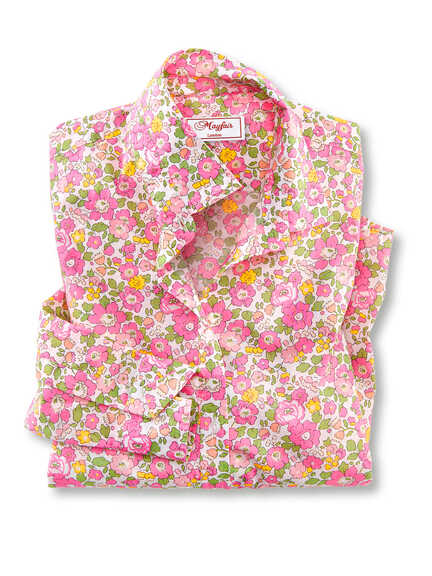 Blumenbluse mit Liberty-Print