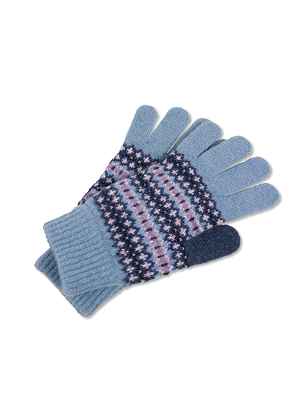 Fair-Isle-Handschuhe von Robert Mackie