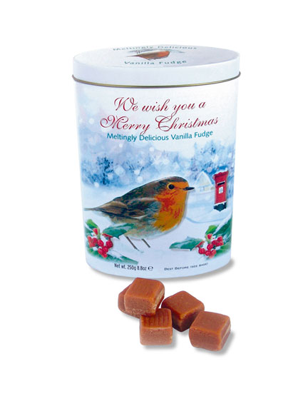 Vanilla Fudge 'Robin Christmas Tin'