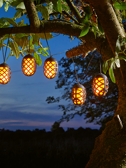 Wunderschöne Lichterkette für Ihren Garten!