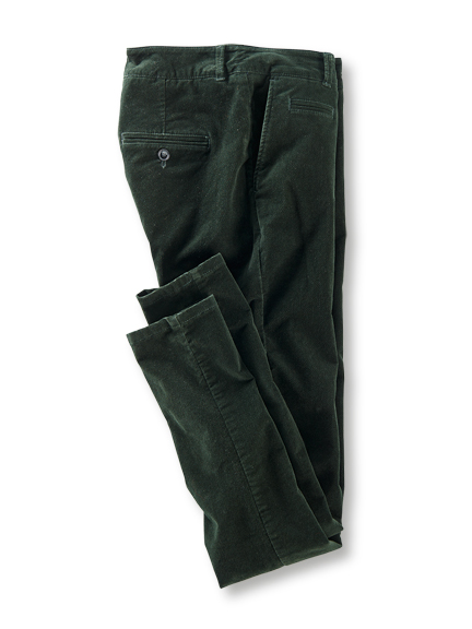 Damen-Chinohose in Racing Green