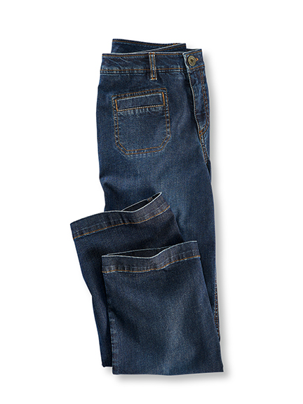 Jeans-Culotte in 7/8- Länge