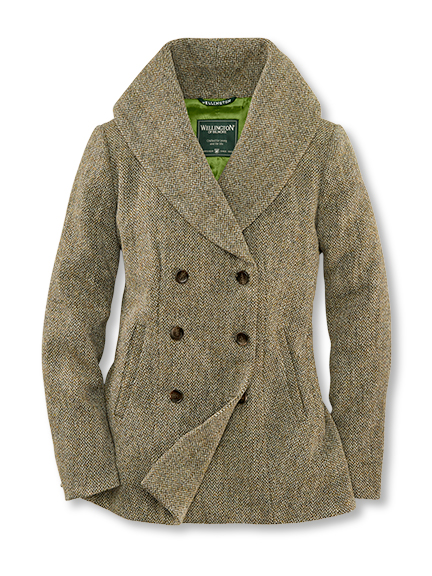 Cabanjacke 'Kathy' aus Harris Tweed