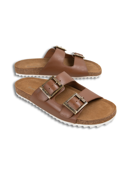 Leder-Pantolette 'Allegra'