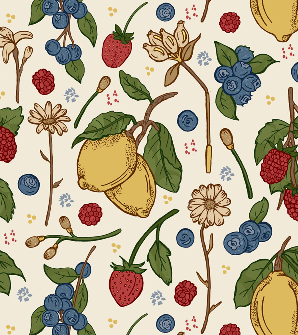 Lemon & Berries - Ellie Mae Designs