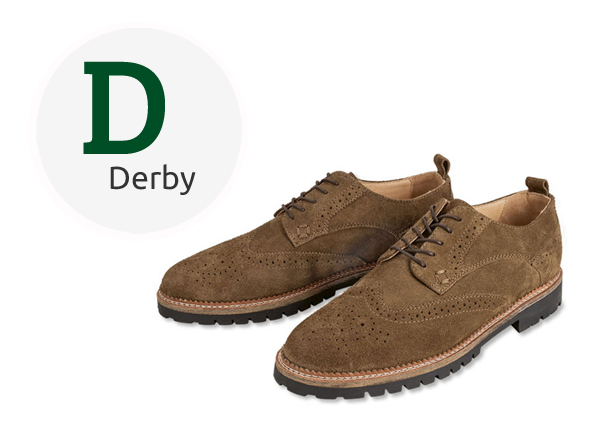 Derby-Schuh