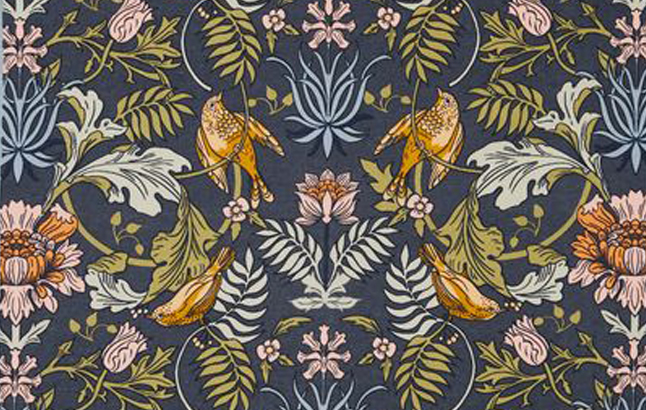 William Morris Design Finch & Flower