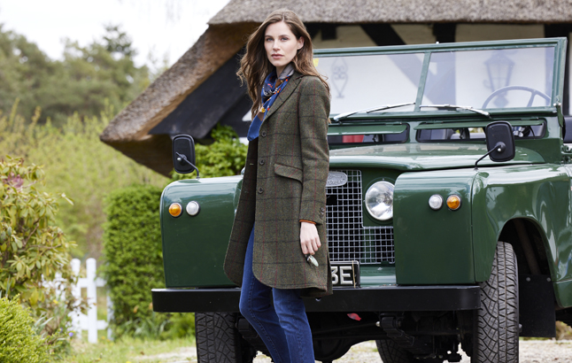 Fotoshooting mit Tweed & Land Rover