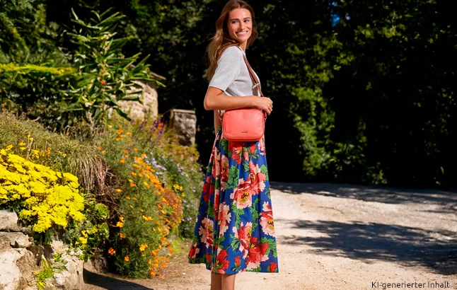 Blumenrock aus Libertygewebe